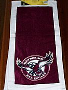 MANLY-SEA-EAGLES-HAND-TOWEL-SET-OF-2-NEW-CA-AUSTRALIA